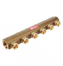 Коллектор Giacomini с отсечными клапанами 1 1/4" x 18 /8, R553SY028