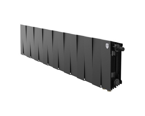 Радиатор биметаллический Royal Thermo PianoForte 200 Чёрный VR80- 16 секц.