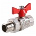 Кран шар. Valtec VT.227.N.05 BASE ВН 3/4" с американкой бабочка