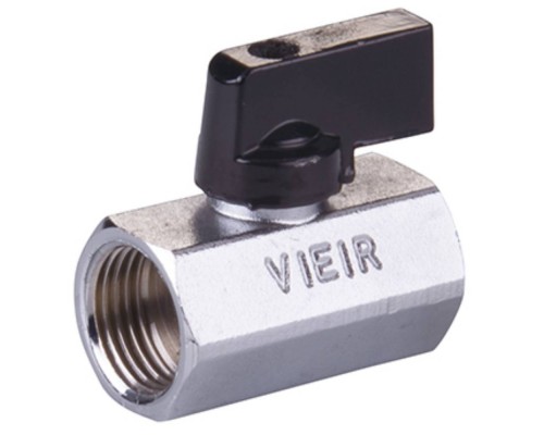 Кран VIEIR мини 1/2" ВН, черная ручка (180/18) VR171