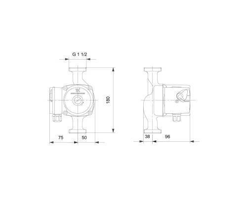 Насос циркуляционный GRUNDFOS UPS 25-60 EU