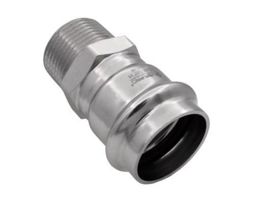 Соединитель VIEIR прямой нерж. сталь с нар.р. 22×1/2" VER-PRO (75/5) Соединитель VIEIR прямой нерж. сталь с нар.р. 22×1/2" VER-PRO (75/5)