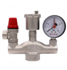 Группа VIEIR безопасности для котла 1" 3 БАР 120С Никель AQ1063N