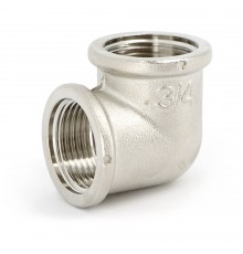 Угол Uni-Fitt ВВ 3/4", никелированный