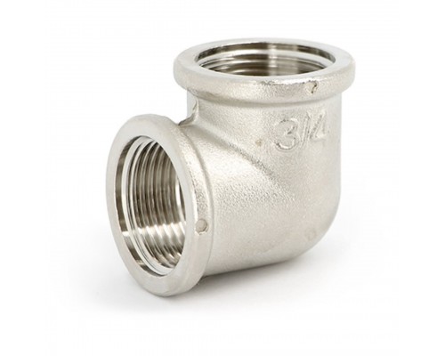 Угол Uni-Fitt ВВ 3/4", никелированный Угол Uni-Fitt ВВ 3/4", никелированный