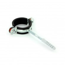 Хомут Uni-Fitt 3/4" (25-29 мм) с резиновым уплотнителем, шпилькой и дюбелем