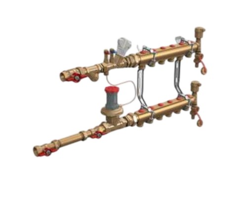 Узел коллекторный Giacomini квартирный 3/4" x 18 /7 зон, GE550Y197