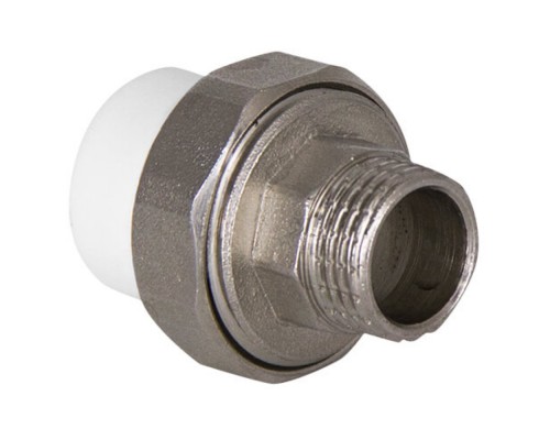 Муфта TEBO сер. PP-R комбин. разъемная (Американка) 25х3/4" НР O-ring (10/120), арт. 016022105 Муфта TEBO сер. PP-R комбин. разъемная (Американка) 25х3/4" НР O-ring (10/120), арт. 016022105