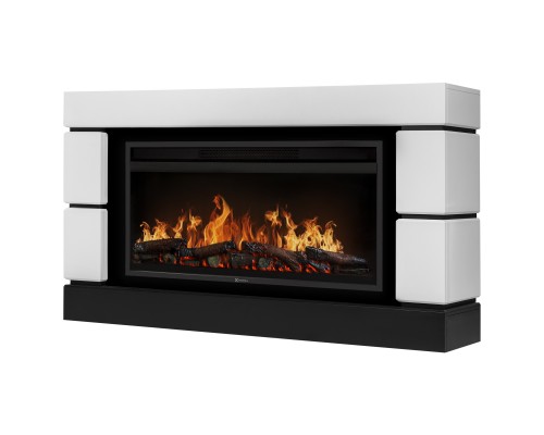 Каминокомплект: Очаг Electrolux EFP/P-3620LS, портал Moderno 42/40/36, белый