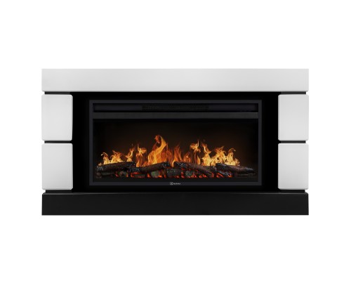 Каминокомплект: Очаг Electrolux EFP/P-3620LS, портал Moderno 42/40/36, белый