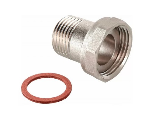 Полусгон VIEIR с накидной гайкой и НР 1/2"x3/4" никель VRDN8-1520 (15/300) Полусгон VIEIR с накидной гайкой и НР 1/2"x3/4" никель VRDN8-1520 (15/300)