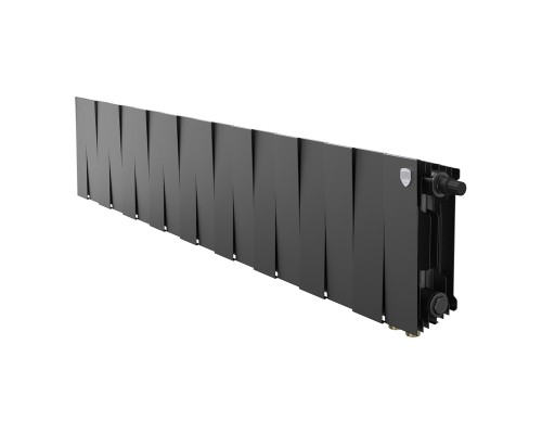 Радиатор биметаллический Royal Thermo PianoForte 200 Чёрный VR80- 18 секц.