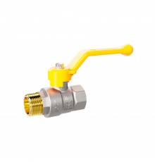 Кран шаровой латунный для газа LD Pride 47.50.В-Н.Р GAS Ду 50 Ру 25 (рычаг с бир.)
