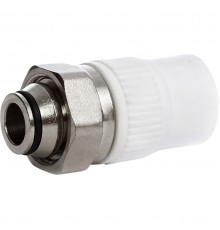 Муфта FUSITEK с накидной гайкой PP-R 20х3/4", евроконус, FT05301