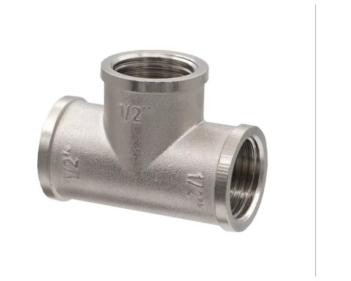 Тройник VIEIR ВВВ 1/2" тяж. никел. TFN333-Z Тройник VIEIR ВВВ 1/2" тяж. никел. TFN333-Z