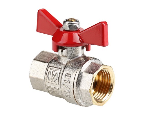 Кран шар. Valtec VT.217.N.04 BASE ВВ 1/2" бабочка