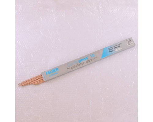 Припой твердый медный Cu-Rophos®15 2мм FELDER 1000г