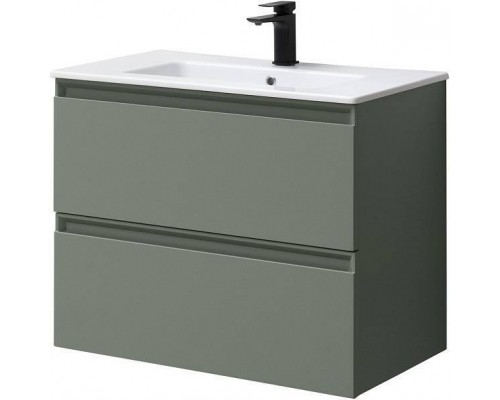 Allen Brau Eclipse Тумба под раковину 80 см, цвет: зеленый/серый 1.E1002.CGM