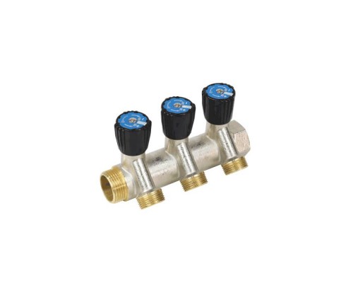Коллектор лат клап рег 3/4" м/р 3в 1/2" ПУ н/р Aquasfera 9039-02
