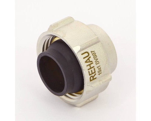 Соединитель для радиаторов обжим Rehau 15х3/4" Соединитель для радиаторов обжим Rehau 15х3/4"