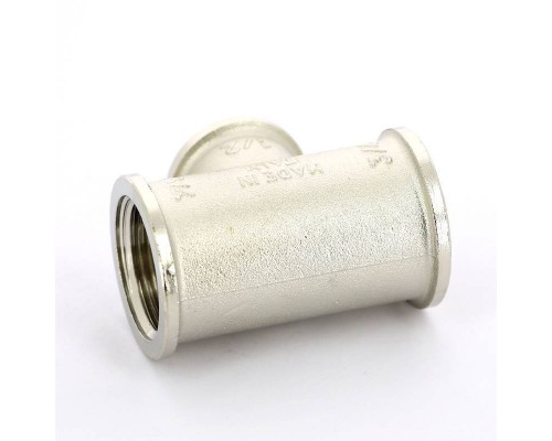 Тройник В никелированный TIEMME 3/4"x1/2"x3/4" Тройник В никелированный TIEMME 3/4"x1/2"x3/4"