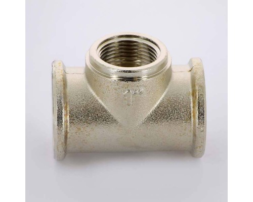 Тройник В никелированный UNI-FITT 1"x3/4"x1" Тройник В никелированный UNI-FITT 1"x3/4"x1"
