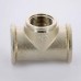 Тройник В никелированный UNI-FITT 1"x3/4"x1"