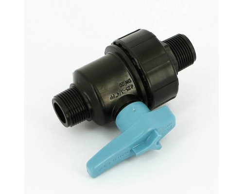 Кран НН Unidelta 3/4" для труб ПНД полипропилен PP-B