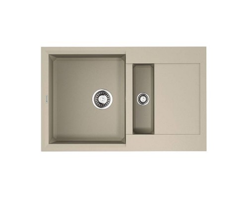 Omoikiri Sakaime 78-2-SA Кухонная мойка Tetogranit 78x50 см, цвет: бежевый 4993116