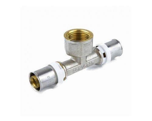 Тройник МП пресс лат Дн26х3/4"х26 ВР Aquasfera 8011-05 Тройник МП пресс лат Дн26х3/4"х26 ВР Aquasfera 8011-05