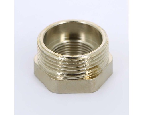 Футорка НВ никелированная UNI-FITT 1"1/4 x 3/4" Футорка НВ никелированная UNI-FITT 1"1/4 x 3/4"