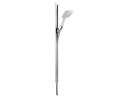 Душевой гарнитур HansGrohe HG PuraVida со штангой 90 см белый/хром