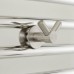 Сунержа Виктория Крючок двойной подвесной для полотенцесушителя, нержавеющая сталь, цвет: сатин 071-2010-0002