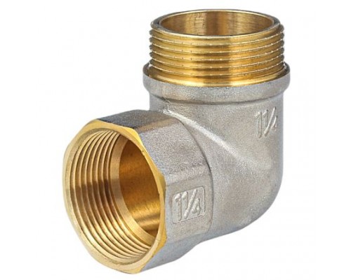 Угольник лат реборд Ду32 м/р никель Aquasfera 9006-04