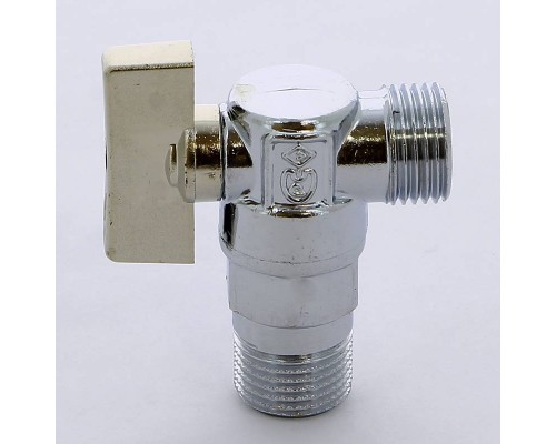 Миникран НН угловой для стиральных машин MINNESOTA хромированный BUGATTI 1/2"х1/2"