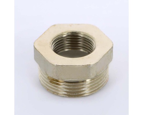 Футорка НВ никелированная UNI-FITT 1"1/4 x 3/4" Футорка НВ никелированная UNI-FITT 1"1/4 x 3/4"