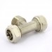 Тройник обжим-Н никелированный TIEMME 20х1/2"х20