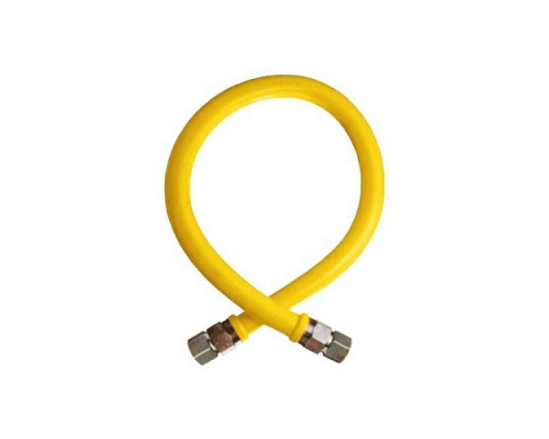 Подводка гибкая д/газа ПВХ М1/2"-Н1/2" L=0.6м лат/г арм Tuboflex