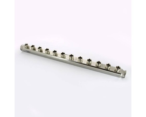 Коллектор ВВ 1" нержавеющая сталь UNI-FITT 12 выходов 3/4"EK