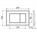 Кнопка смыва Alcaplast M278 пластик черный матовый