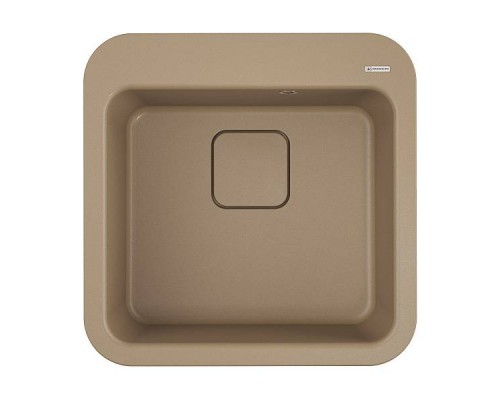 Omoikiri Tasogare 51-CA Кухонная мойка Artgranit 51x51 см, цвет: карамель 4993739