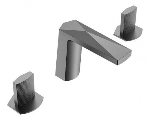 Boheme Venturo Смеситель врезной на 3 отв., ручка Touch, цвет: gun metal 150-GM-TOUCH