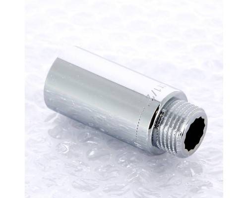 Удлинитель НВ хромированный UNI-FITT 1/2"x50мм Удлинитель НВ хромированный UNI-FITT 1/2"x50мм