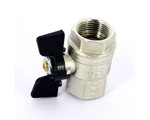 Кран шаровой Bugatti New Jersey ВВ бабочка 3/4"