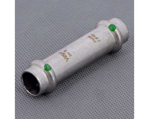 Муфта надвижная пресс нержавеющая сталь Sanpress Inox VIEGA 15