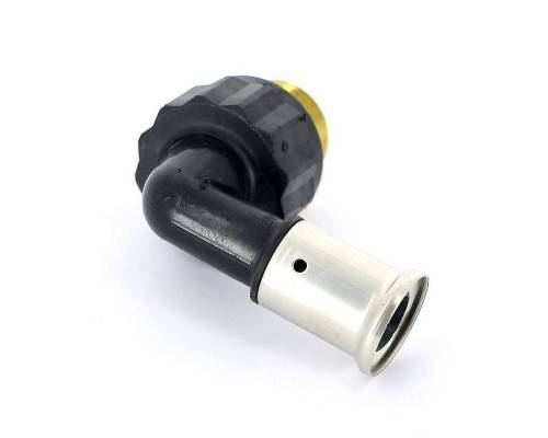 Угол пресс-Н PVDF HENCO 20х3/4" Угол пресс-Н PVDF HENCO 20х3/4"