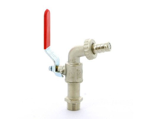 Кран шаровой Н-штуцер садовый рычаг ITAP 1/2"
