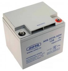 Аккумуляторная батарея ZOTA AGM 65-12, 65 А*ч 12 В