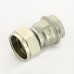 Муфта-вставка с накидной гайкой Sanpress Inox Viega 18х3/4" ВР нерж. сталь плоская прокладка