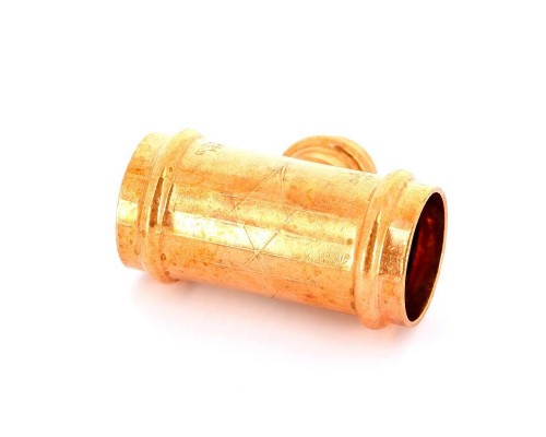 Тройник пресс IBP 35х22х35 медь
